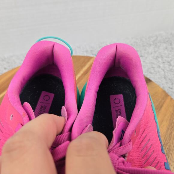 Hoka One One Womens 6B Rincon 3 Phlox Pink Atlantis Athletic Gym Running Shoe - Picture 11 of 12
